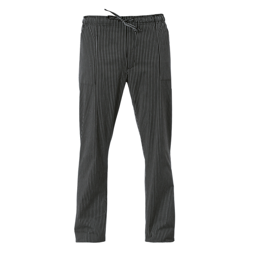 PANTALONE CUOCO ENRICO GESSATO NERO