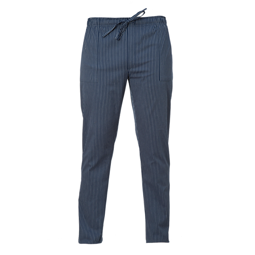 PANTALONE CUOCO ENRICO GESSATO BLU