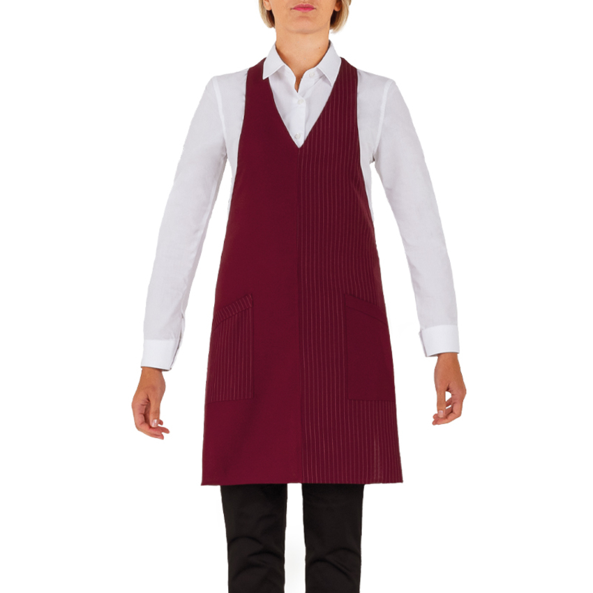 GREMBIULE SENNA GESSATO BORDEAUX