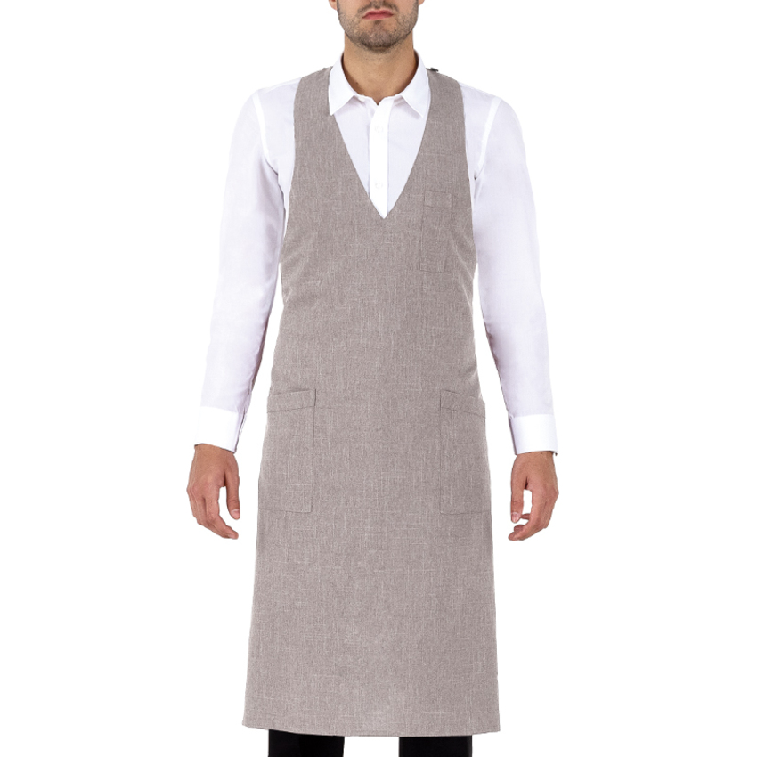 GREMBIULE RENO FAKE LINEN BEIGE