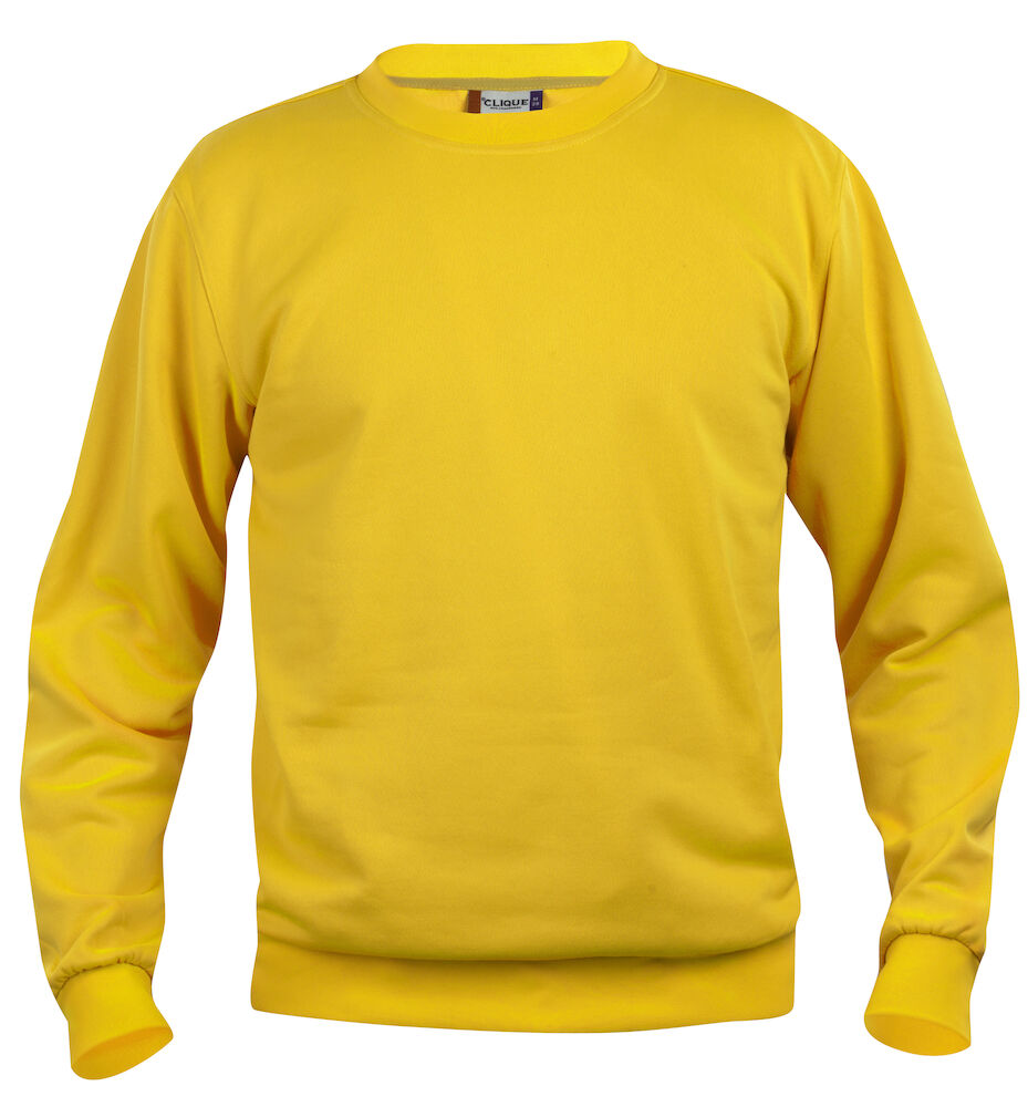 FELPA CLIQUE BASIC ROUNDNECK GIROCOLLO GIALLO LIMONE