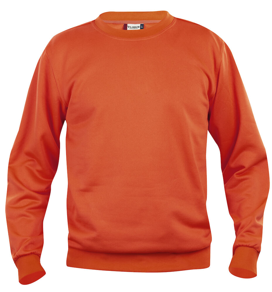 FELPA CLIQUE BASIC ROUNDNECK GIROCOLLO ARANCIO