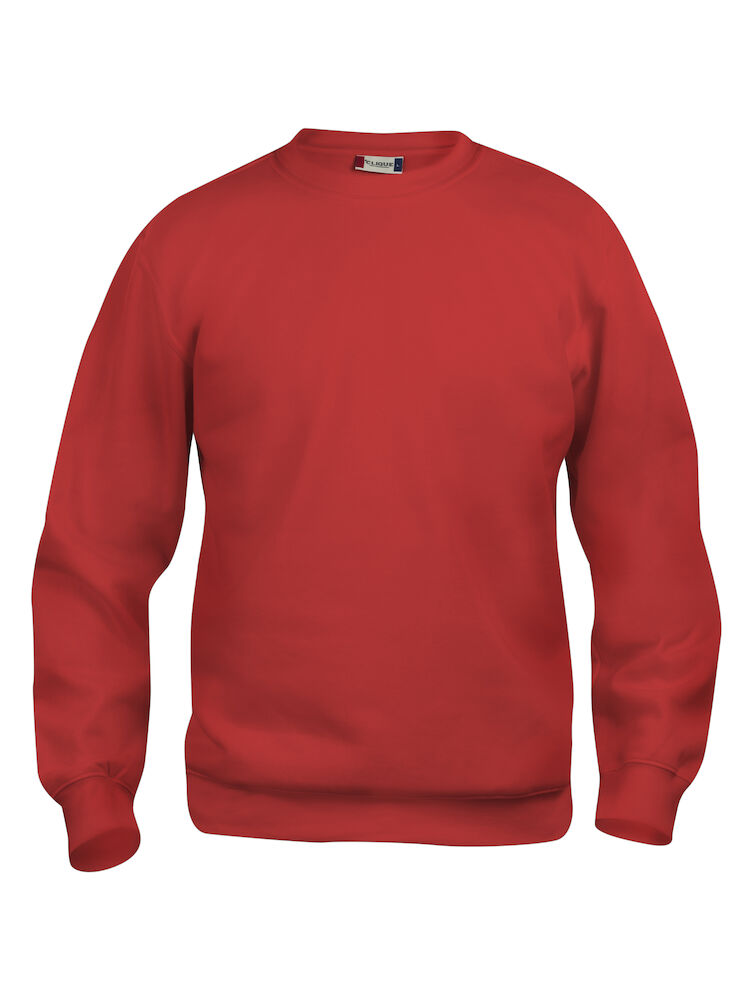 FELPA CLIQUE BASIC ROUNDNECK GIROCOLLO ROSSO