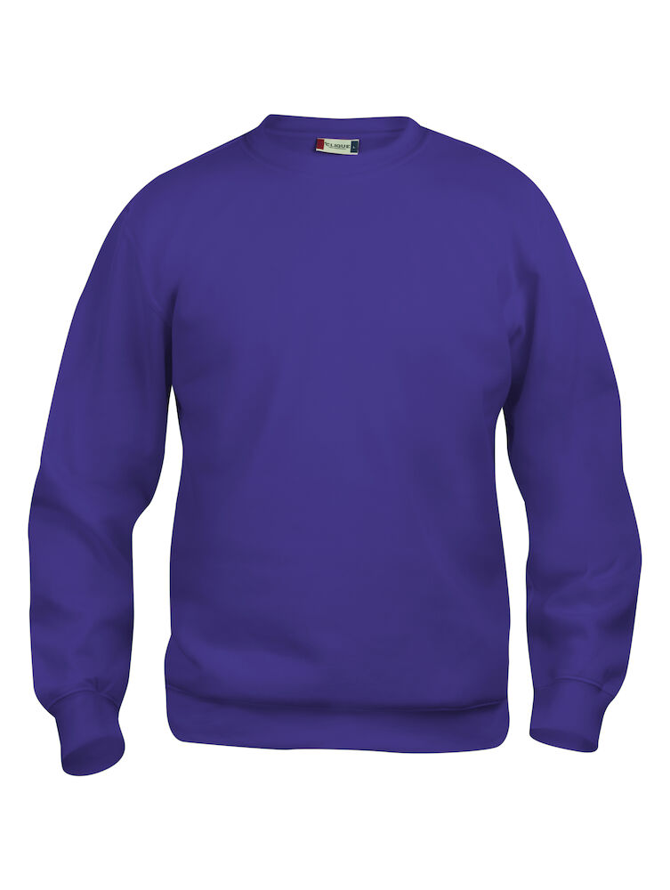 FELPA CLIQUE BASIC ROUNDNECK GIROCOLLO VIOLA