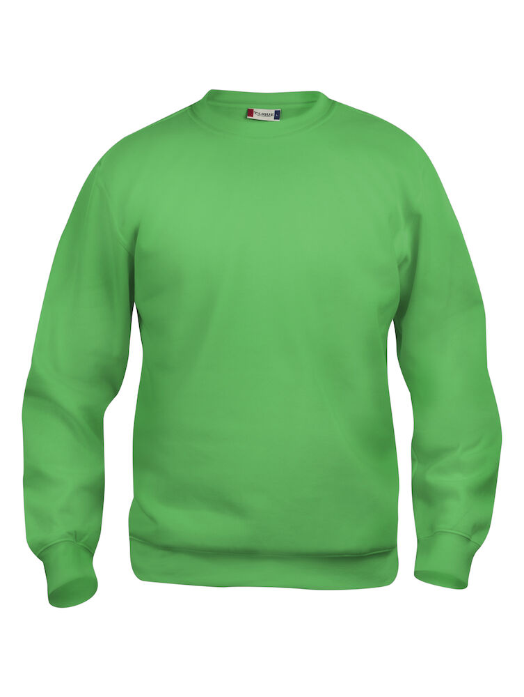 FELPA CLIQUE BASIC ROUNDNECK GIROCOLLO VERDE ACIDO