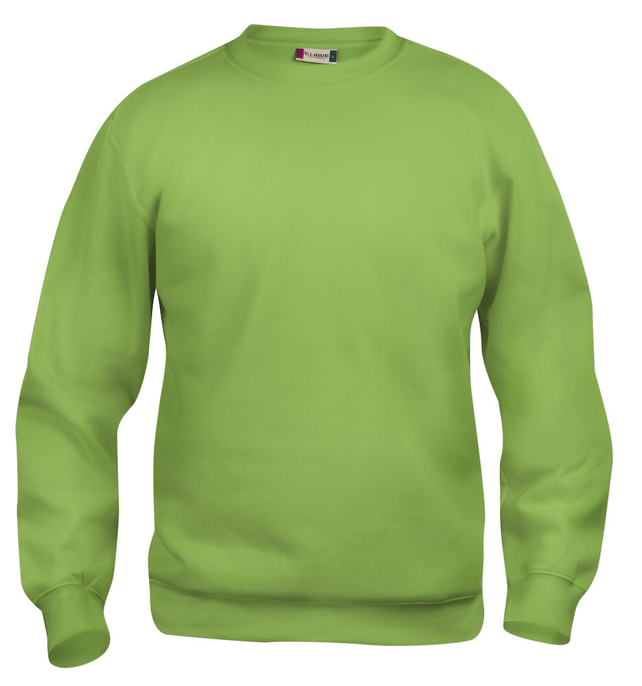 FELPA CLIQUE BASIC ROUNDNECK GIROCOLLO VERDE MELA