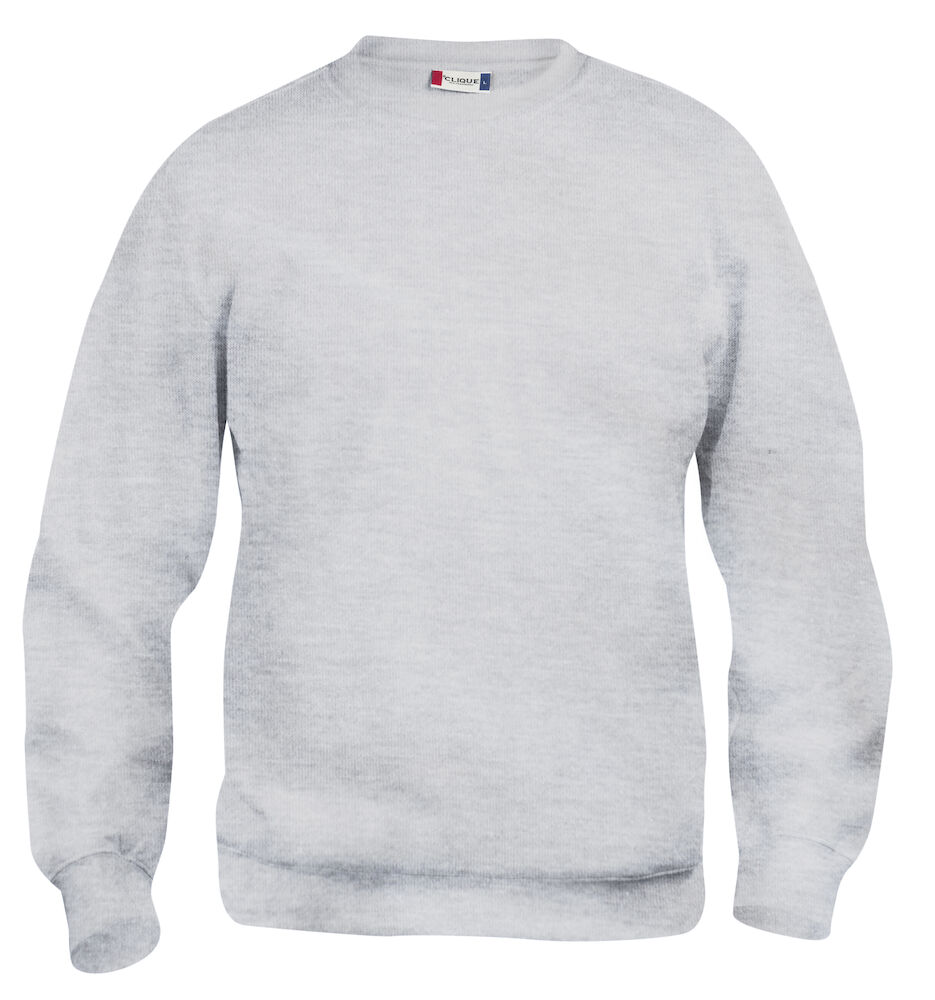 FELPA CLIQUE BASIC ROUNDNECK GIROCOLLO GRIGIO CENERE