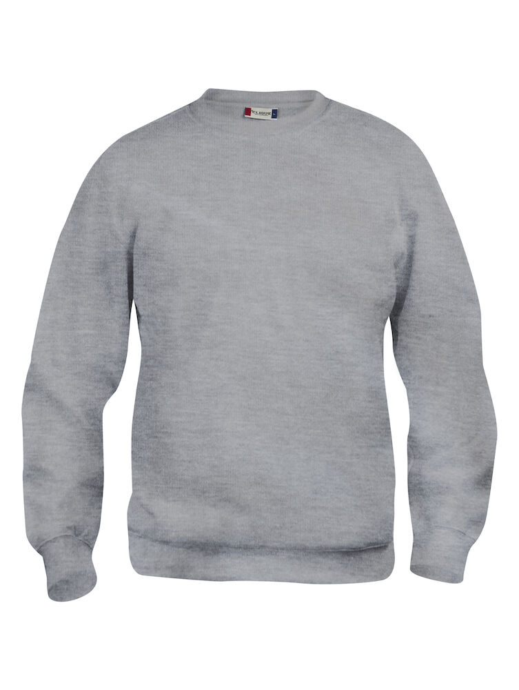 FELPA CLIQUE BASIC ROUNDNECK GIROCOLLO GRIGIO MELANGE