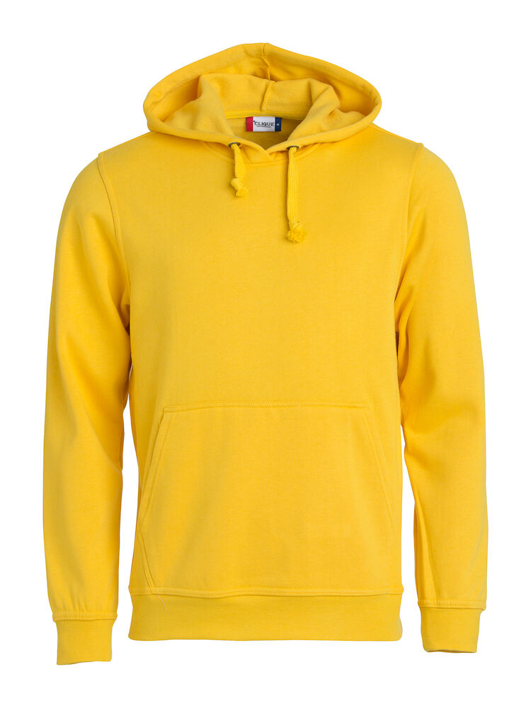 FELPA CLIQUE HOODY GIROCOLLO C/CAPPUCCIO GIALLO LIMONE