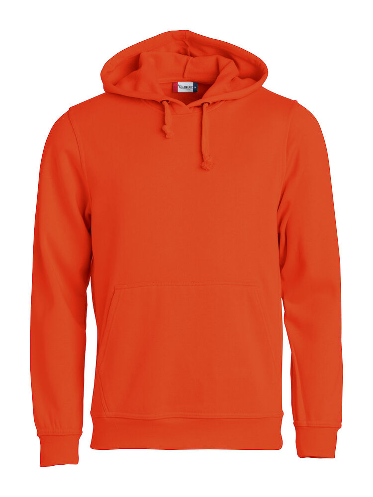FELPA CLIQUE HOODY GIROCOLLO C/CAPPUCCIO ARANCIO