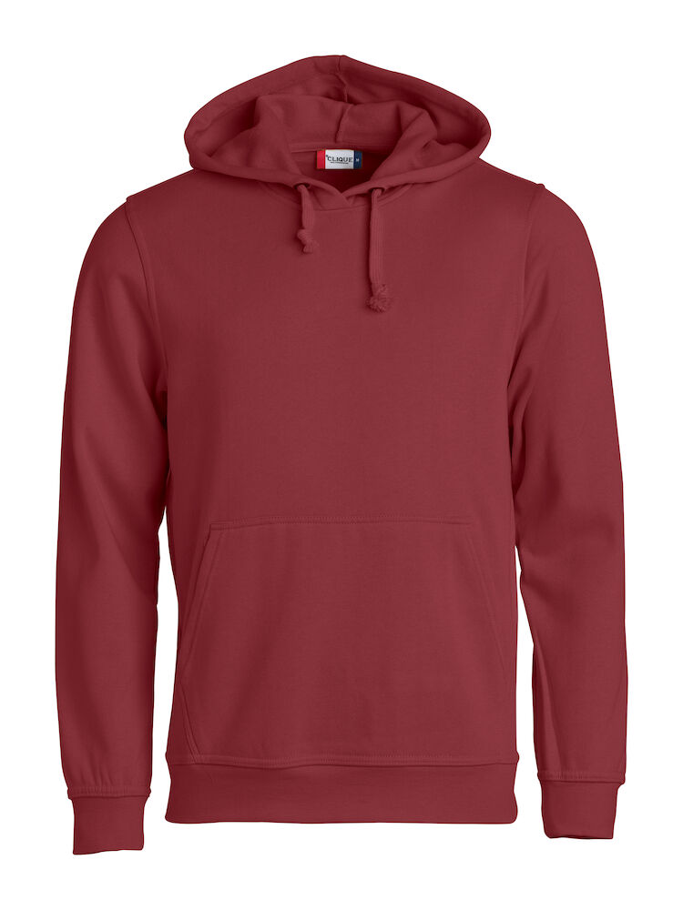 FELPA CLIQUE HOODY GIROCOLLO C/CAPPUCCIO BORDEAUX