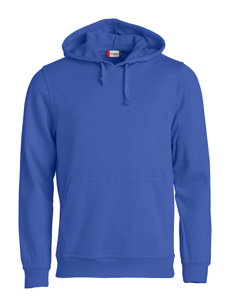 FELPA CLIQUE HOODY GIROCOLLO C/CAPPUCCIO BLU COBALTO