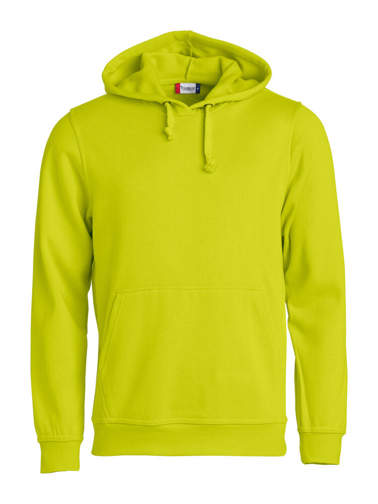 FELPA CLIQUE HOODY GIROCOLLO C/CAPPUCCIO VERDE LIME