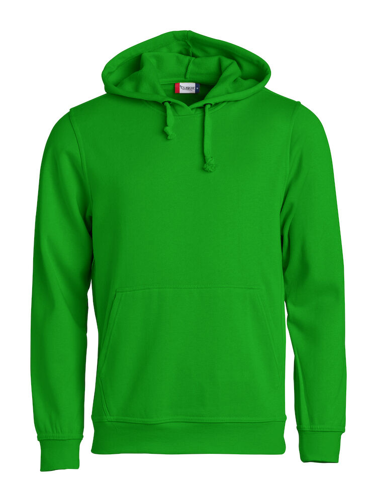 FELPA CLIQUE HOODY GIROCOLLO C/CAPPUCCIO VERDE ACIDO