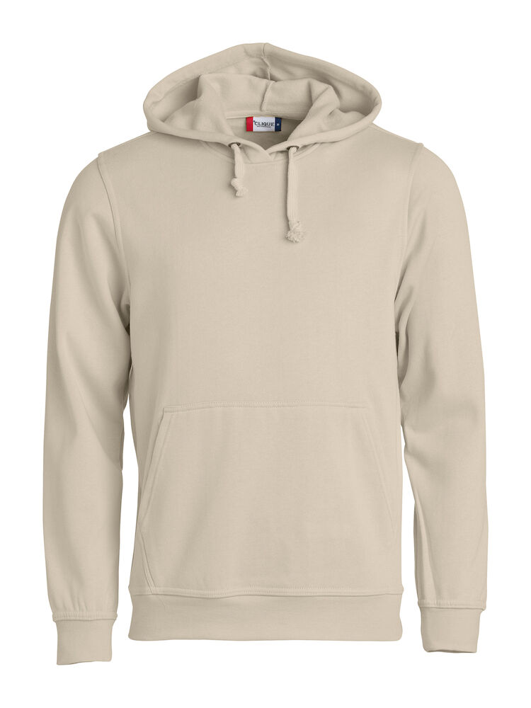 FELPA CLIQUE HOODY GIROCOLLO C/CAPPUCCIO BEIGE