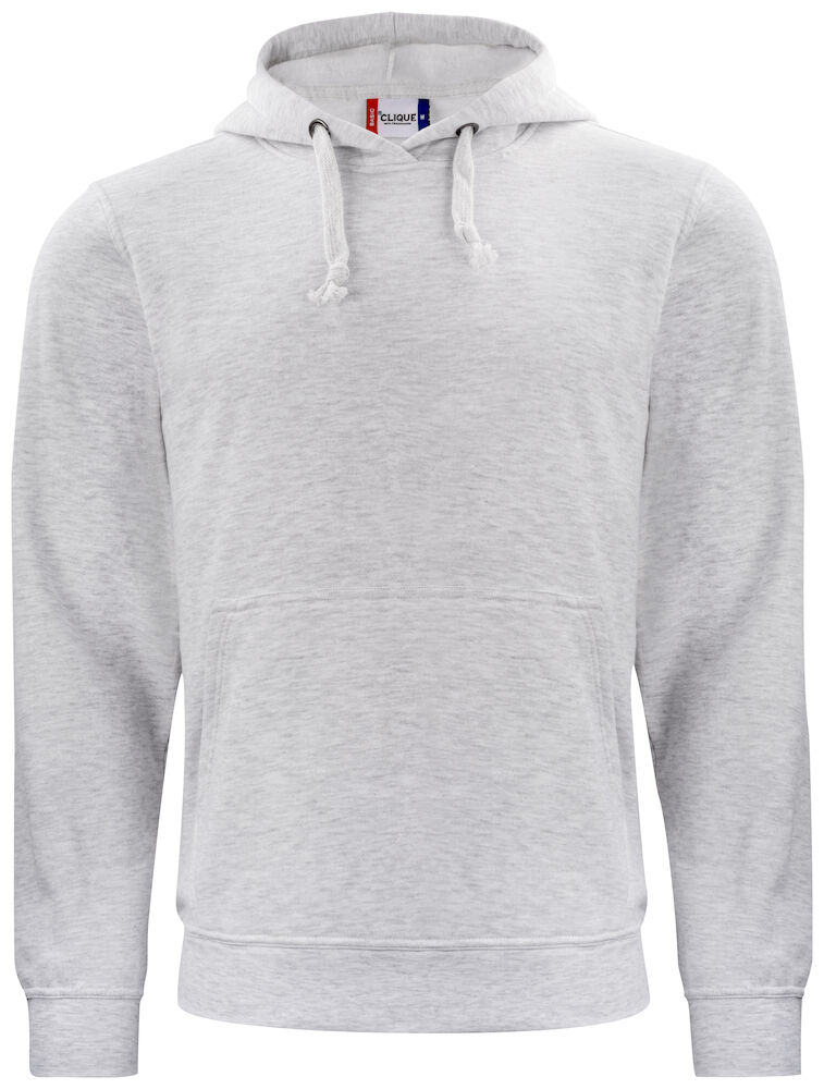 FELPA CLIQUE HOODY GIROCOLLO C/CAPPUCCIO GRIGIO CENERE