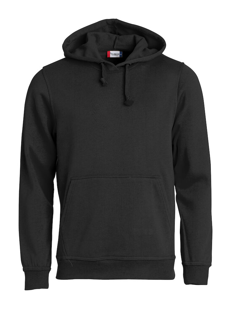FELPA CLIQUE HOODY GIROCOLLO C/CAPPUCCIO NERO