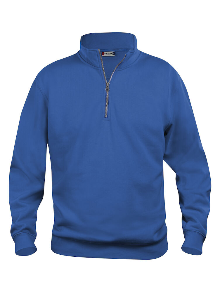 FELPA CLIQUE BASIC 1/2 ZIP ROYAL BLUE