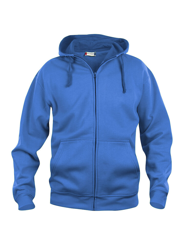 FELPA CLIQUE HOODY FULL ZIP C/CAPPUCCIO ROYAL BLUE
