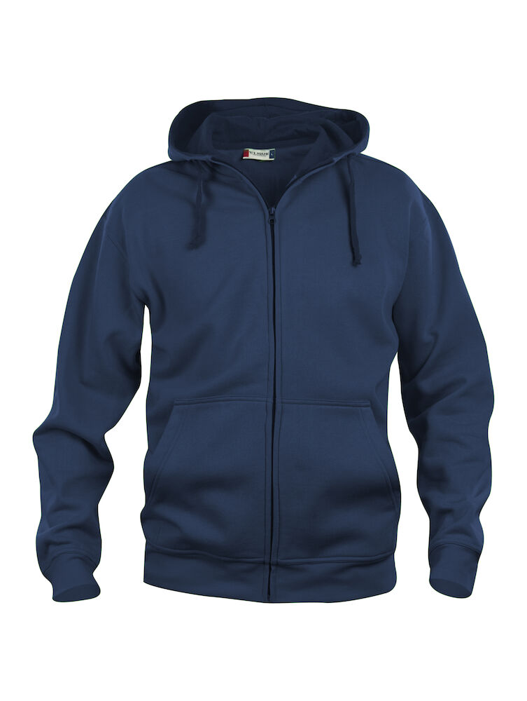 FELPA CLIQUE HOODY FULL ZIP C/CAPPUCCIO BLU NAVY