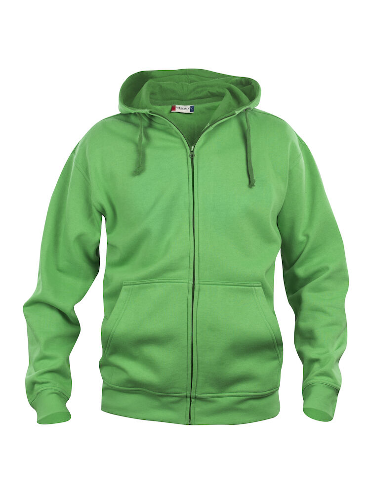 FELPA CLIQUE HOODY FULL ZIP C/CAPPUCCIO VERDE ACIDO