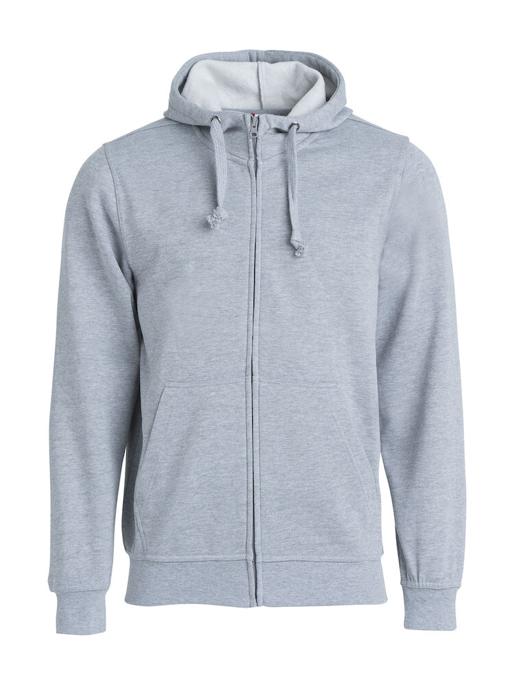 FELPA CLIQUE HOODY FULL ZIP C/CAPPUCCIO GRIGIO MELANGE
