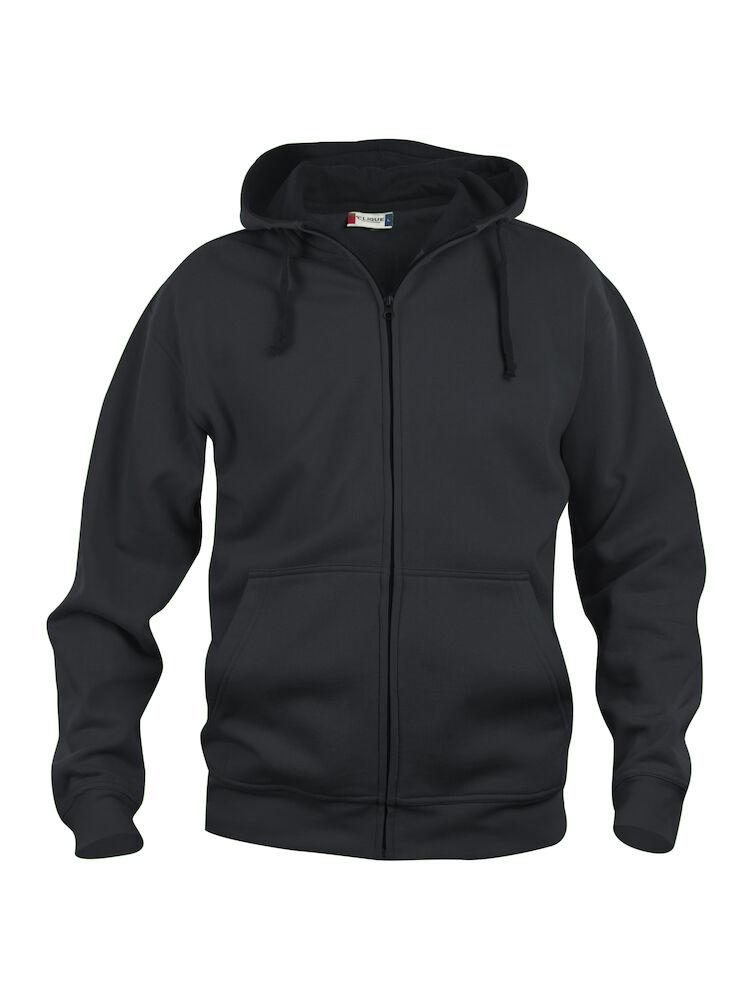 FELPA CLIQUE HOODY FULL ZIP C/CAPPUCCIO NERO