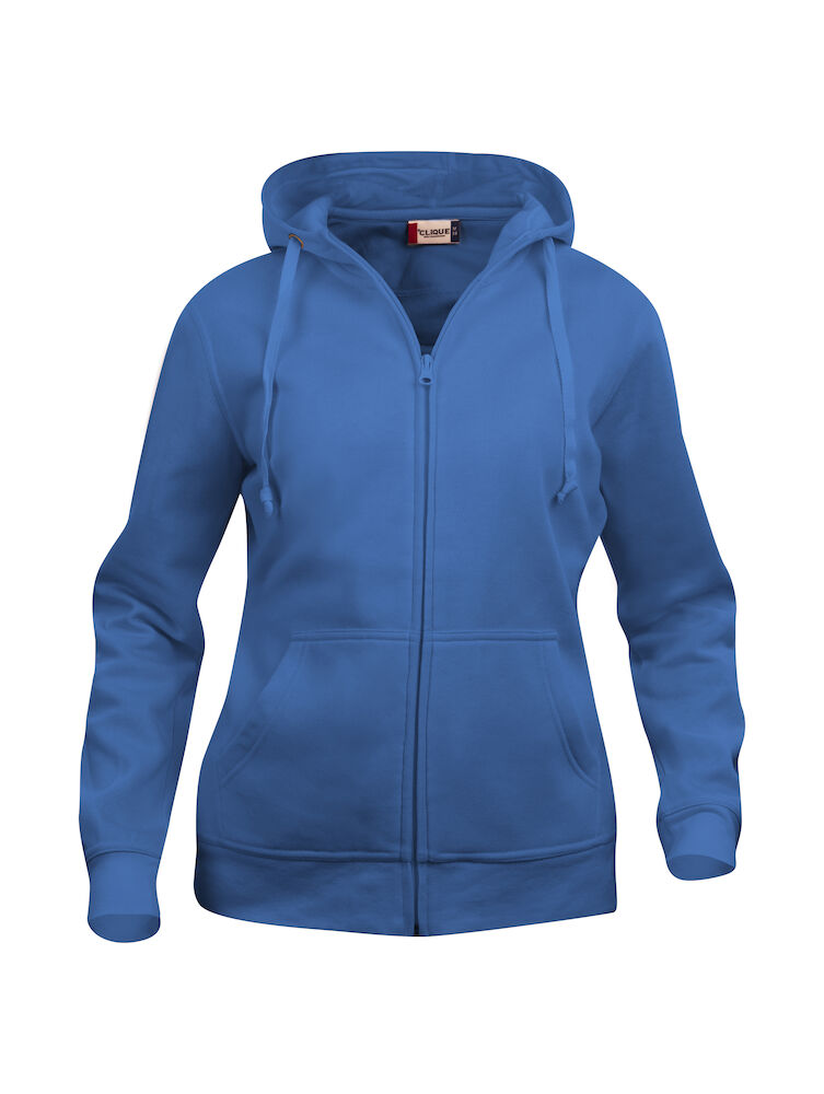 FELPA CLIQUE HOODY FULL ZIP LADIES C/CAPPUCCIO ROYAL BLUE