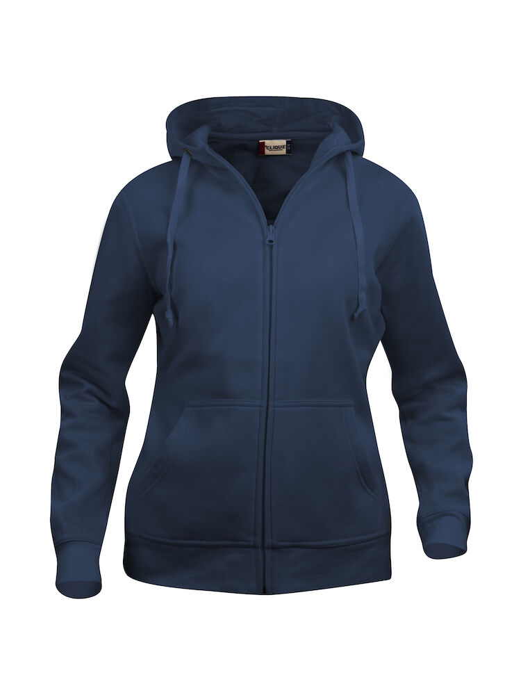 FELPA CLIQUE HOODY FULL ZIP LADIES C/CAPPUCCIO BLU NAVY