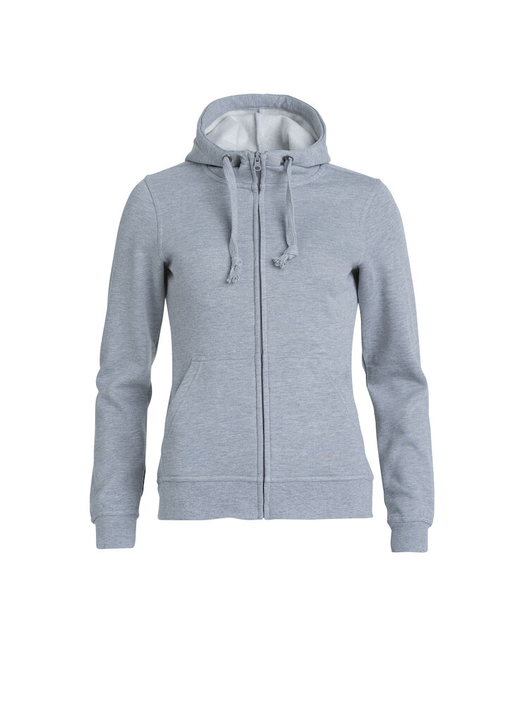 FELPA CLIQUE HOODY FULL ZIP LADIES C/CAPPUCCIO GRIGIO MELANGE