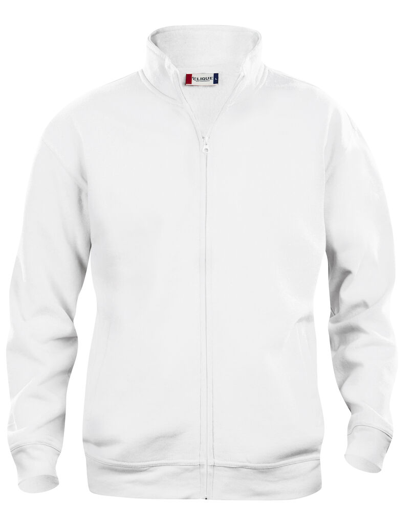 FELPA CLIQUE FULL ZIP BIANCA