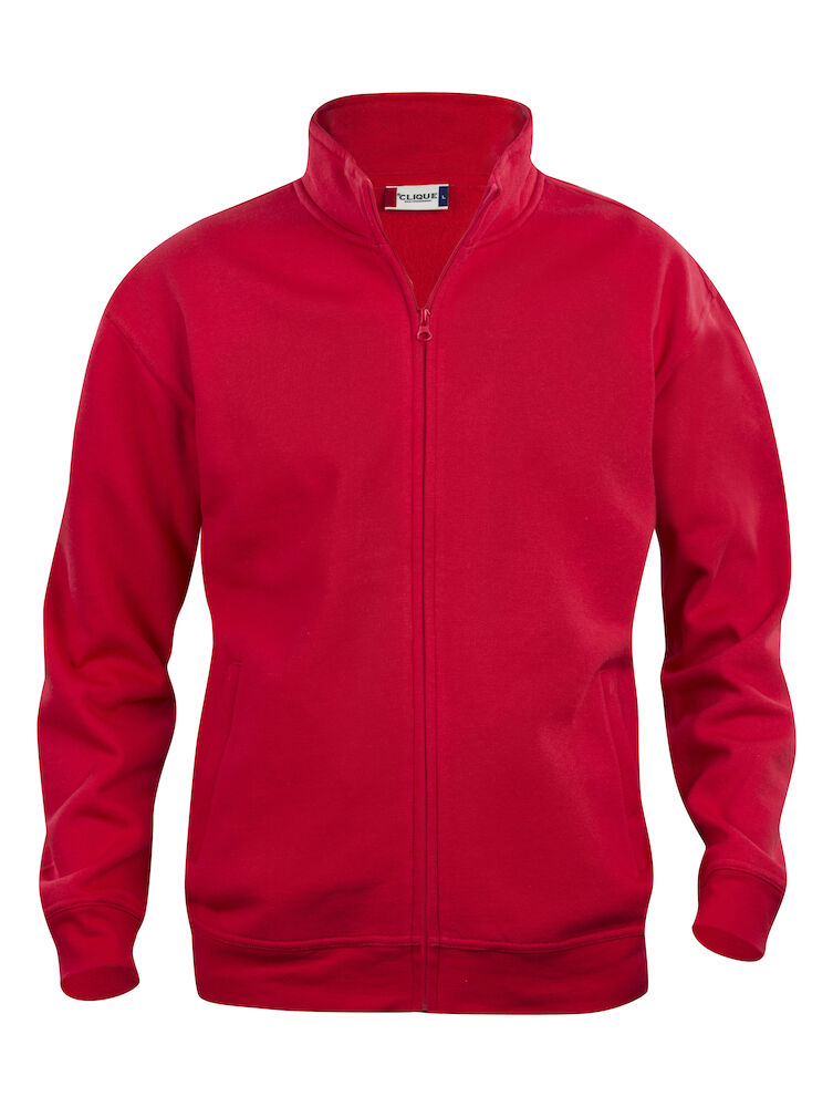 FELPA CLIQUE FULL ZIP ROSSO