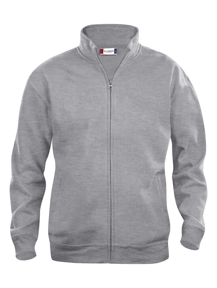 FELPA CLIQUE FULL ZIP GRIGIO MELANGE