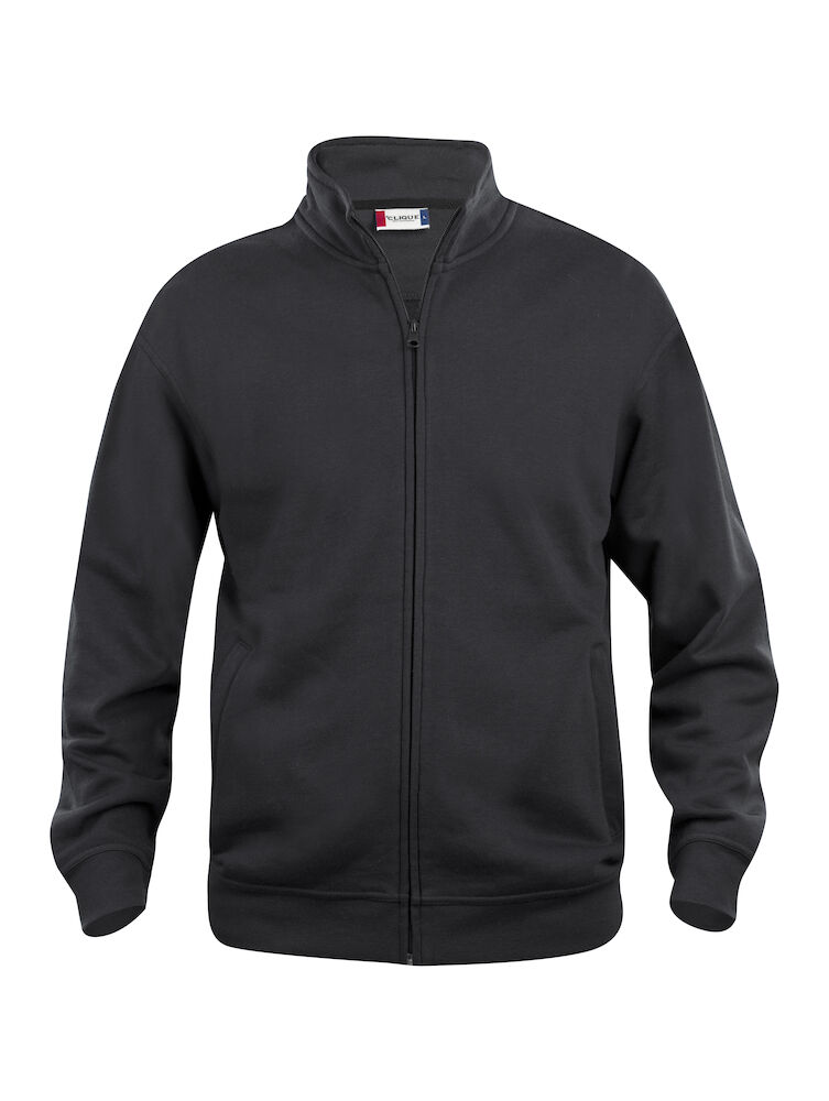 FELPA CLIQUE FULL ZIP NERO
