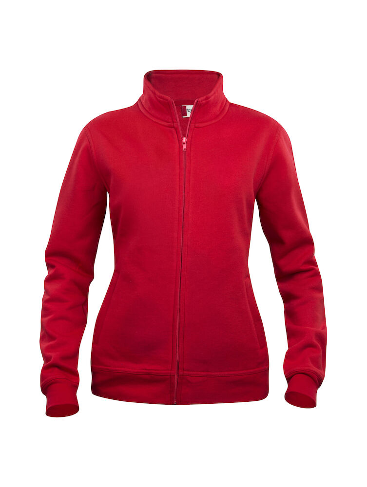 FELPA CLIQUE FULL ZIP LADIES ROSSO