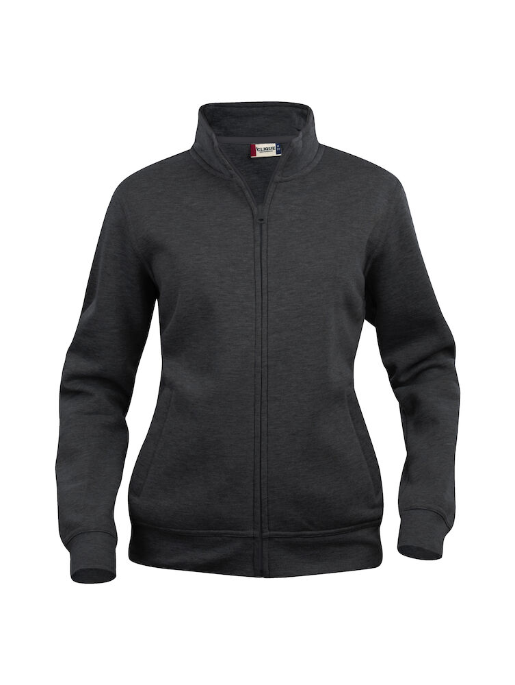 FELPA CLIQUE FULL ZIP LADIES GRIGIO ANTRACITE MELANGE