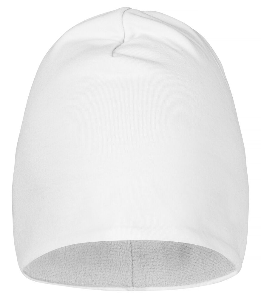 BERRETTO FODERATO IN MICROPILE BIANCO