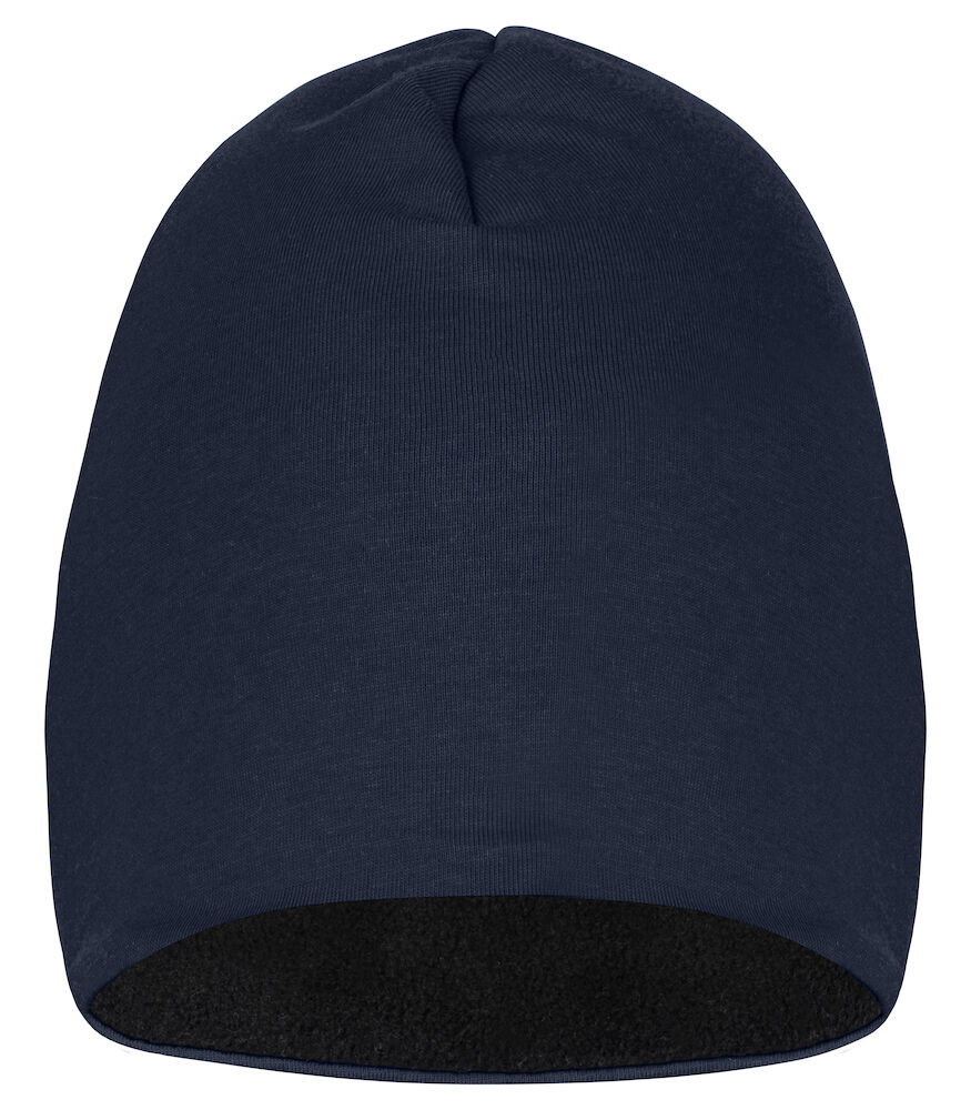 BERRETTO FODERATO IN MICROPILE BLU NAVY