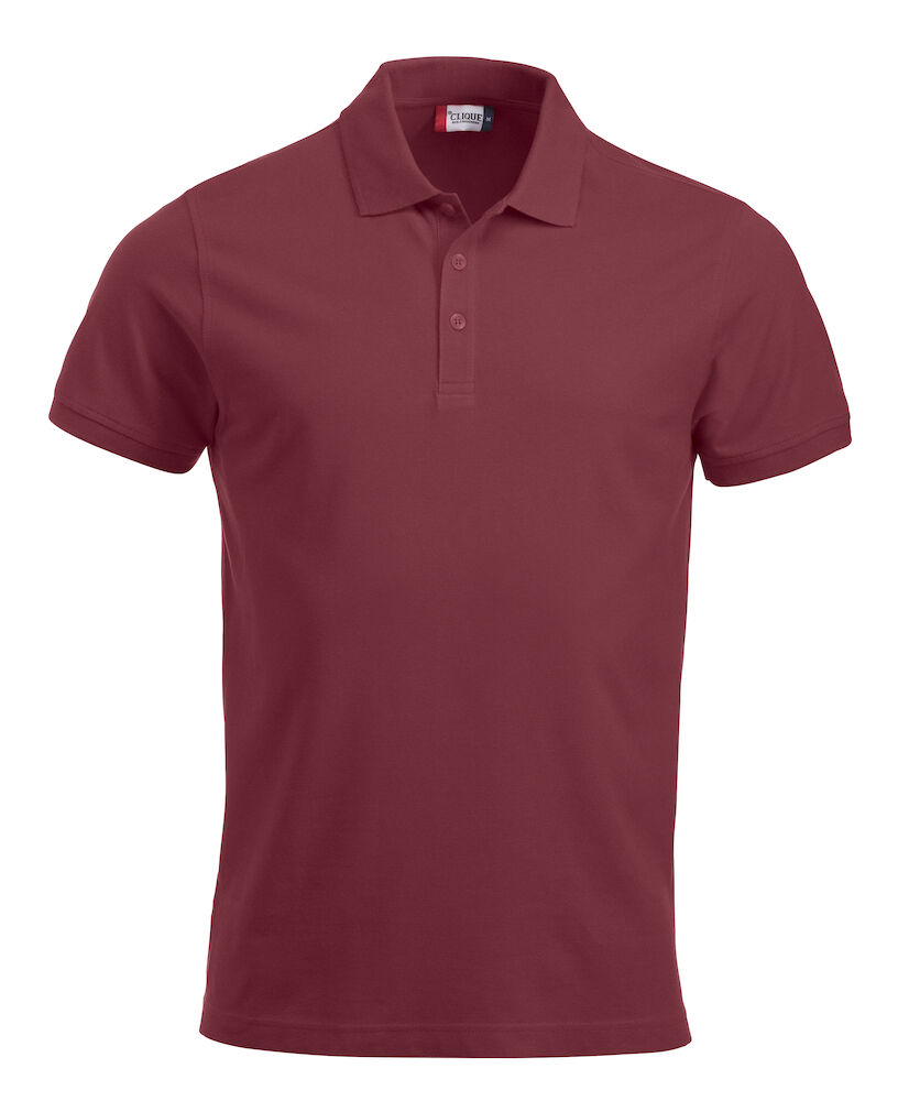POLO CLIQUE CLASSIC LINCOLN S/S BORDEAUX