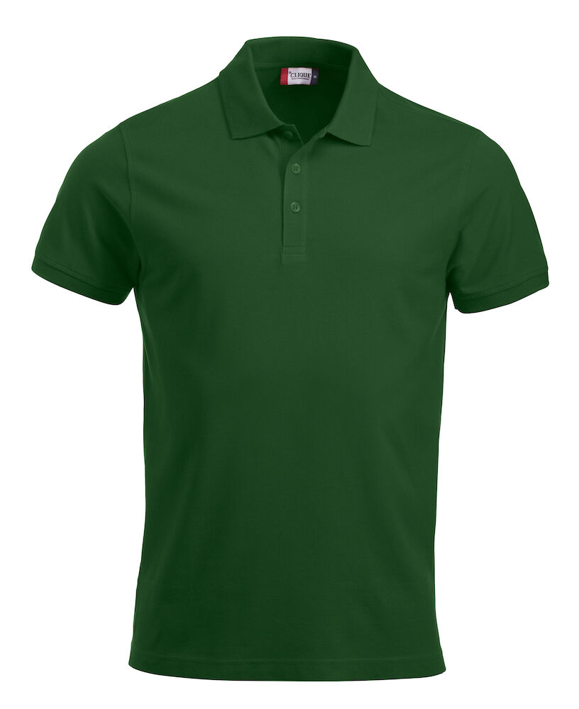 POLO CLIQUE CLASSIC LINCOLN S/S VERDE BOTTIGLIA