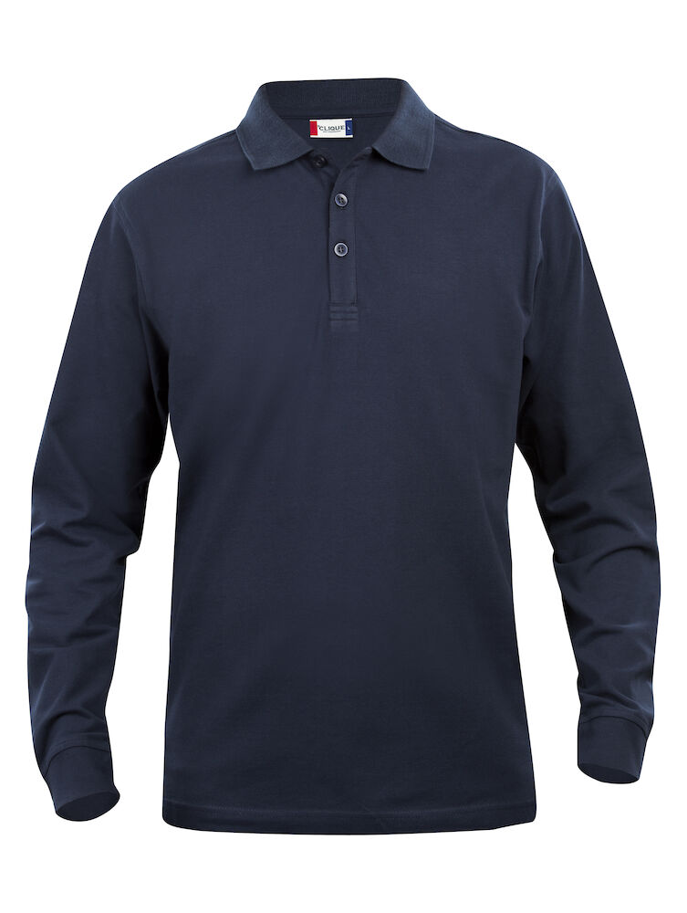 POLO CLIQUE CLASSIC LINCOLN M/LUNGA BLU NAVY