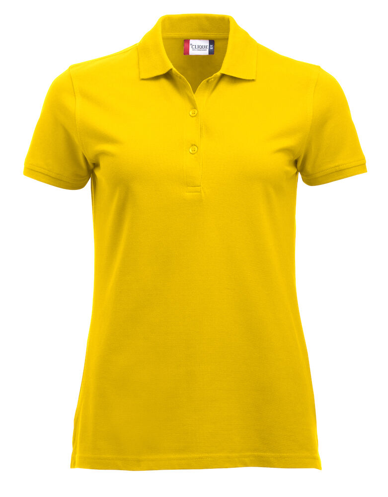 POLO CLIQUE CLASSIC MARION DONNA S/S GIALLO LIMONE