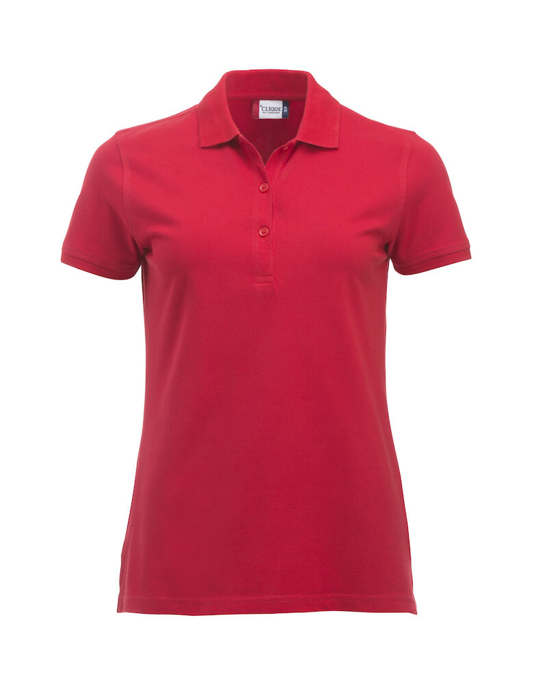 POLO CLIQUE CLASSIC MARION DONNA S/S ROSSO