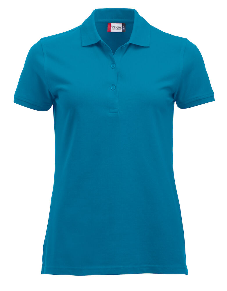 POLO CLIQUE CLASSIC MARION DONNA S/S TURCHESE