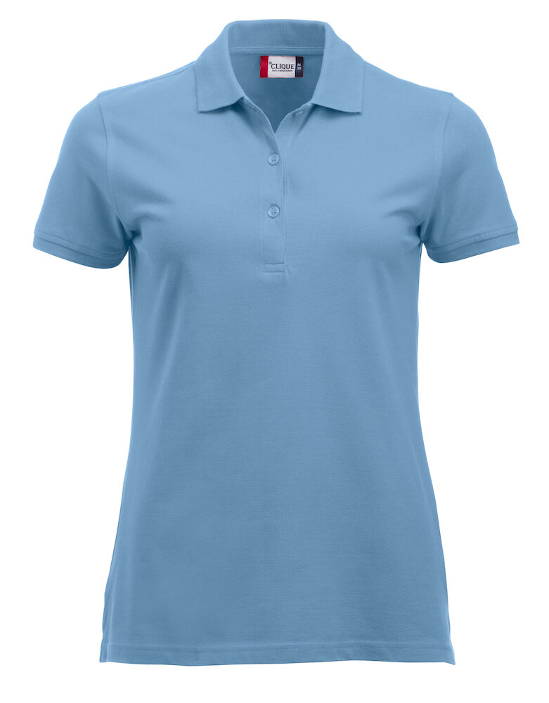 POLO CLIQUE CLASSIC MARION DONNA S/S AZZURRO