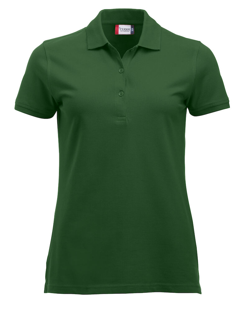 POLO CLIQUE CLASSIC MARION DONNA S/S VERDE BOTTIGLIA