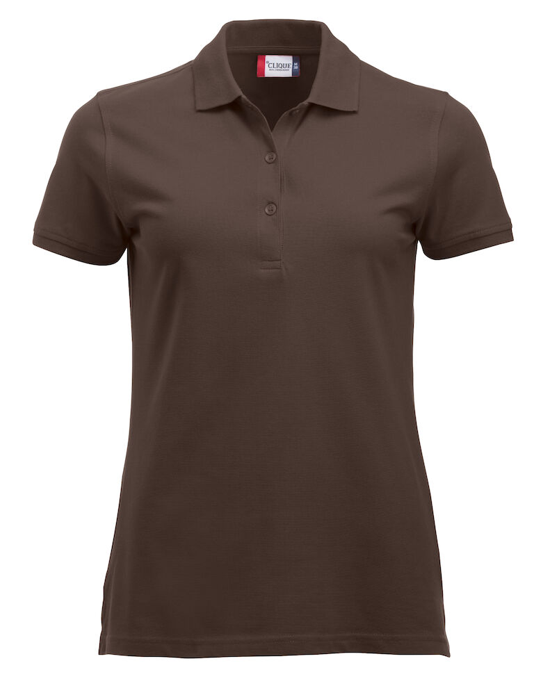 POLO CLIQUE CLASSIC MARION DONNA MARRONE MOKA
