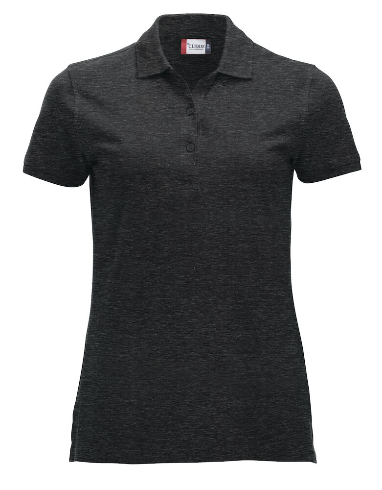 POLO CLIQUE CLASSIC MARION DONNA GRIGIO ANTRACITE MELANGE