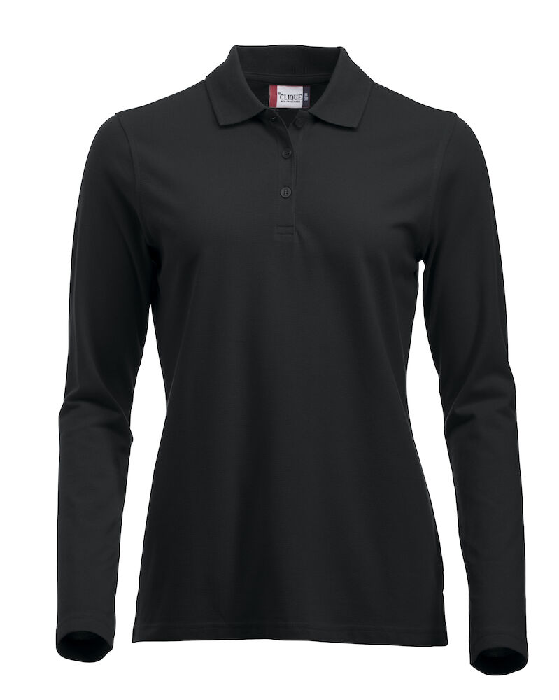 POLO CLIQUE CLASSIC MARION DONNA M/LUNGA NERA