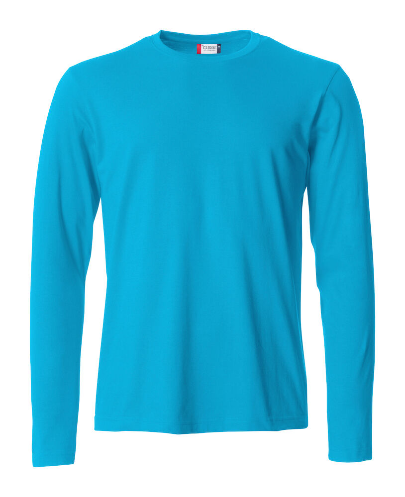 T-SHIRT M/LUNGA CLIQUE BASIC TURCHESE